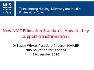 Transforming nursing roles