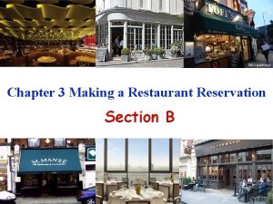 Section b booking