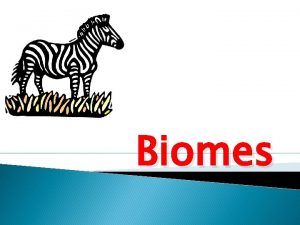 Biomes What is a Biome A biome is