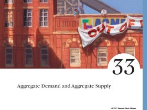 2007 Thomson SouthWestern Aggregate Demand Aggregate Supply ShortRun