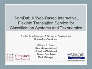 Sem Dat A WebBased Interactive Flexible Translation Service