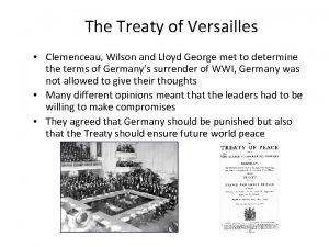 Trawl treaty of versailles