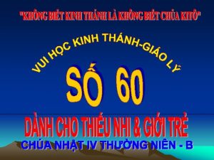TRC NGHIM CH Tn ngi chi PHN I