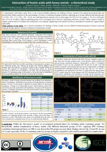 Interaction of humic acids with heavy metals a