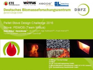 Pellet Stove Design Challenge 2016 Stove PEWOS Team