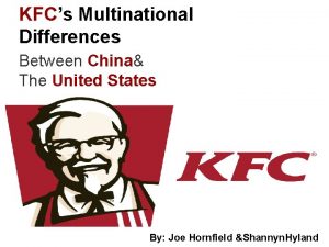 Is kfc a multinational company