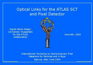 Optical Links for the ATLAS SCT and Pixel