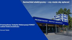 Samochd elektryczny czy moe si opaca Przemysowy Instytut