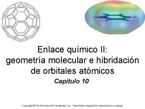 Enlace qumico II geometra molecular e hibridacin de