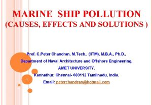 Marine noise pollution