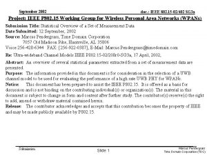 September 2002 doc IEEE 802 15 02402 SG