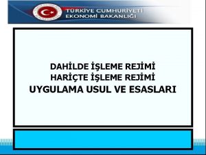 DAHLDE LEME REJM HARTE LEME REJM UYGULAMA USUL