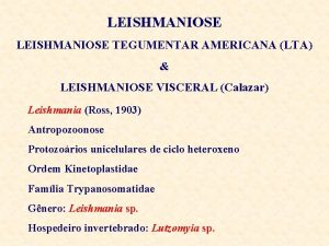 Leishmaniose