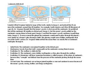 Compare continental drift and plate tectonics