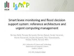 Smart levee monitoring and flood decision support system