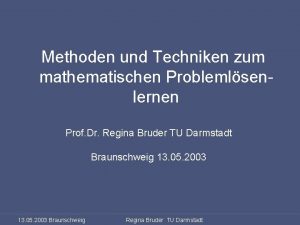 Problemlsen lernen Methoden und Techniken zum mathematischen Problemlsenlernen