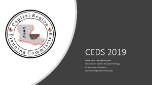 CEDS 2019 Capital Region Planning Commission Comprehensive Economic