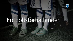 Fotbollsfrhllanden v 1 Plan och anlggningsbestmmelser BESTMMELSER ANGNDE