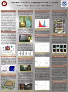 GEM Detectors for Muon Tomography of Nuclear Contraband