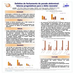 Defeitos de fechamento da parede abdominal fatores prognsticos