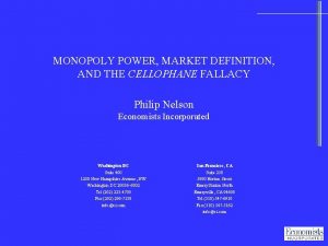 Cellophane fallacy Cellophane fallacy