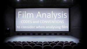 Conventions of a film