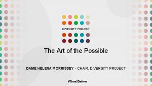 The Art of the Possible DAME HELENA MORRISSEY