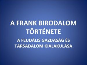 Frank birodalom