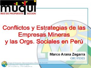Grufides marco arana