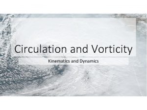 Circulation and vorticity