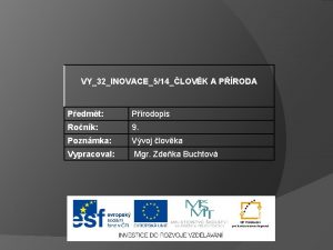 VY32INOVACE514LOVK A PRODA Pedmt Prodopis Ronk 9 Poznmka