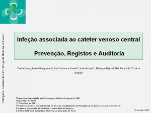 Cateter venoso central dgs