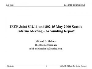 July 2000 doc IEEE 802 15 00231 r