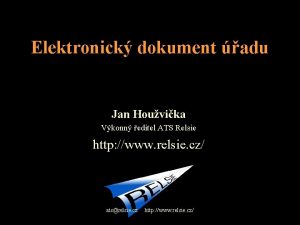 Elektronick dokument adu Jan Houvika Vkonn editel ATS