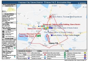 Taoyuan City Xinwu District Xinwu Vil Evacuation Map