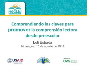 Comprendiendo las claves para promover la comprensin lectora