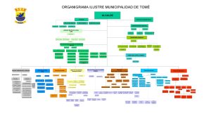 ORGANIGRAMA ILUSTRE MUNICIPALIDAD DE TOM ALCALDE CONCEJO MUNICIPAL