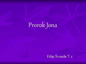 Prorok jona