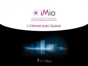 Lintranet avec Quaive Quaive Intranet dentreprise bas sur