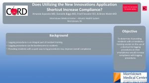 Does Utilizing the New Innovations Application Shortcut Increase