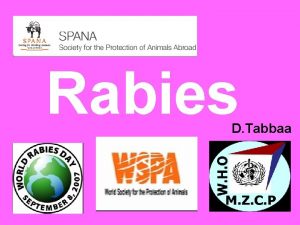 Rabies D Tabbaa What is rabies Rabies is