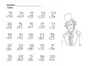 Nombre Suma Nombre Roald Dahl naci en Gales Nombre Suma Nombre Roald Dahl naci en Gales