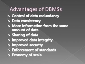 Data redundancy and inconsistency in dbms