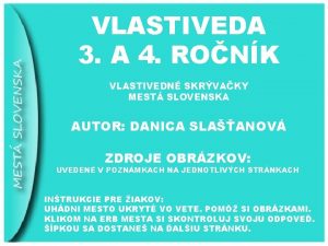 VLASTIVEDA 3 A 4 RONK VLASTIVEDN SKRVAKY MEST