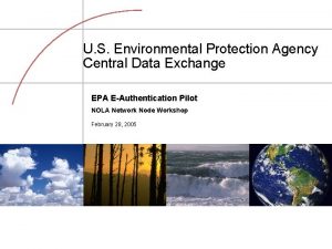 U S Environmental Protection Agency Central Data Exchange