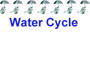 The water cycle brainpop