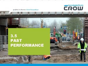 3 5 PAST PERFORMANCE CROWACTUALITEIT PAST PERFORMANCE DE