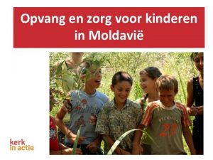 Opvang en zorg voor kinderen in Moldavi Moldavi