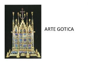 ARTE GOTICA La chiesa gotica La pianta Lalzato