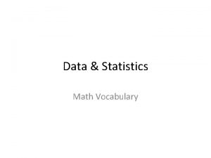 Data Statistics Math Vocabulary Pictograph Data another word